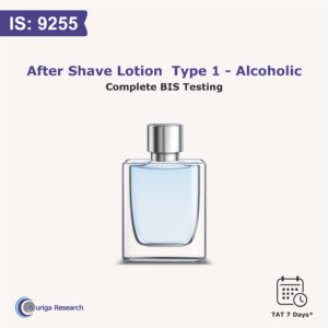 AFTER-SHAVE LOTION IS 9255:2020 Type-1 (Alcoholic)