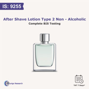 AFTER-SHAVE LOTION IS 9255:2020 Type-2 (Non-Alcoholic)