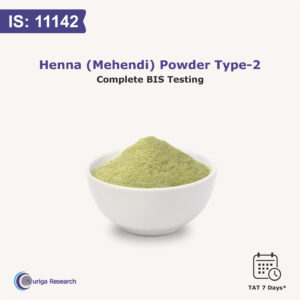 HENNA (MEHENDI) POWDER TYPE-2 IS 11142:2023