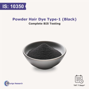 POWDER HAIR DYE TYPE-1 (BLACK) IS 10350:2020