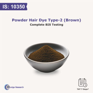 POWDER HAIR DYE TYPE-2 (BROWN) IS 10350:2020