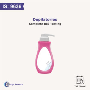 DEPILATORIES (Hair Remover) IS 9636:1998