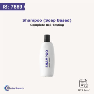 SHAMPOO (Soap Based) IS 7669:1990