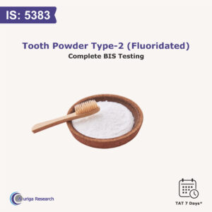 TOOTH POWDER TYPE-2 (Fluoridated) IS 5383:2021