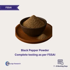 Black Pepper Powder Testing
